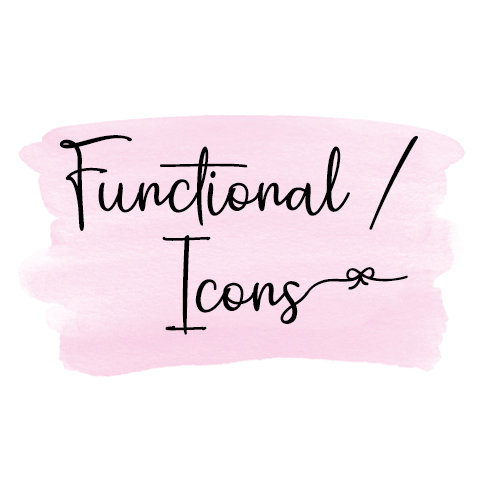 Functional/Icons