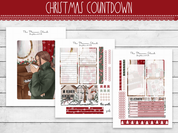A5 Daily Duo Christmas Countdown Note Pages
