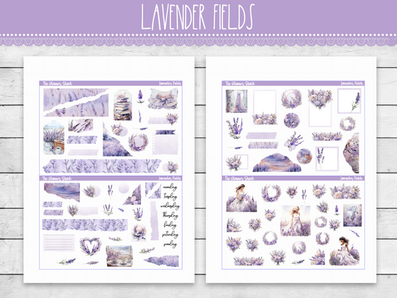 Lavender Fields Journaling Weekly