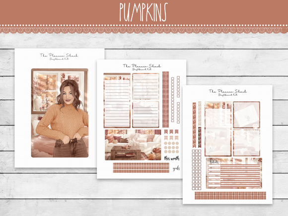Pumpkins A5 Daily Duo Notes Pages
