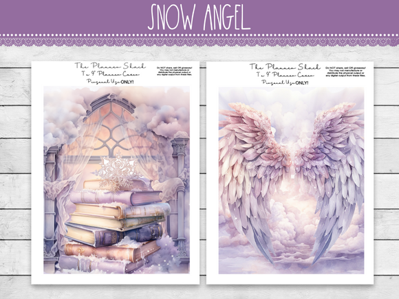 Snow Angel 2 Planner Covers