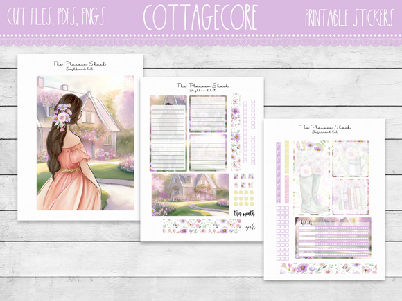 Cottagecore A5 Daily Duo Notes Pages