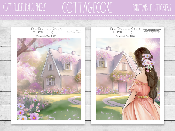 Cottagecore Planner Covers