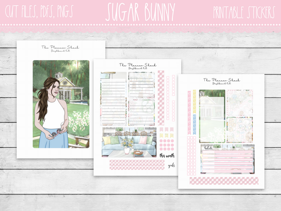 Sugar Bunny A5 Daily Duo Notes Pages