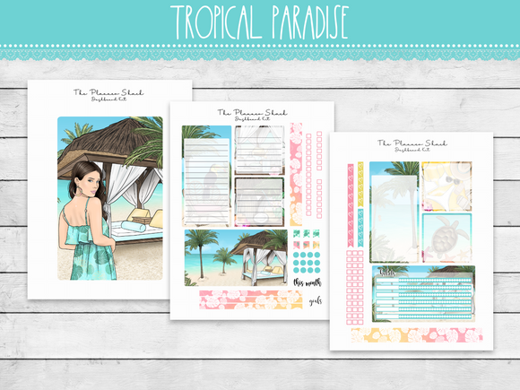Tropical Retreat A5 Daily Duo Notes Pages