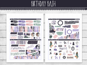 Birthday Bash Journaling Weekly