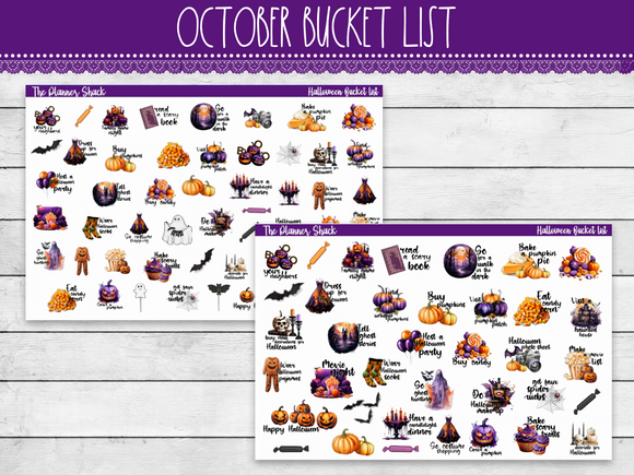 Halloween Bucket List