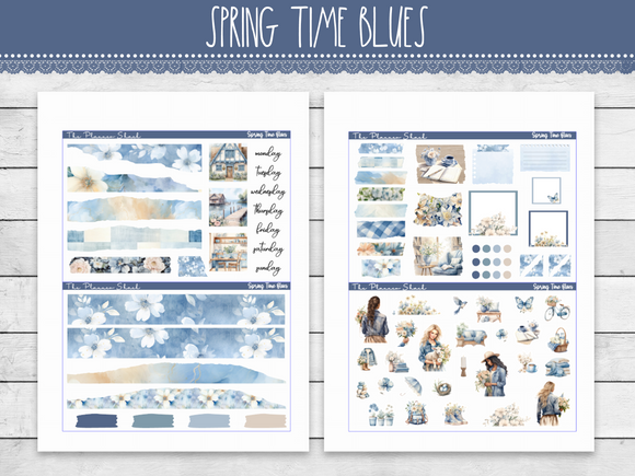 Spring Time Blues Journaling Weekly