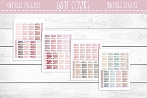 Blush and Muted Date Covers