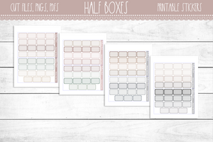 Neutral Half Boxes