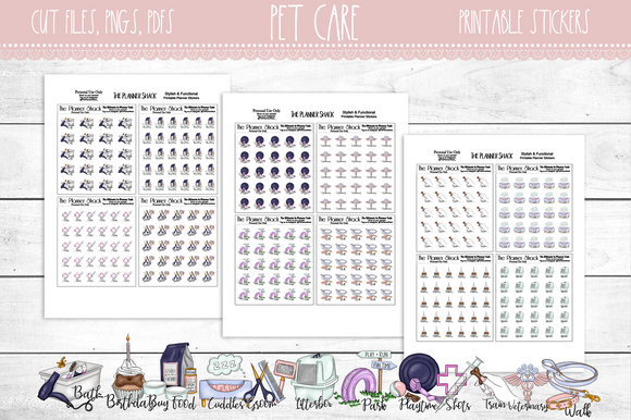 Pet Care Icons