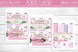 Fairytale Princesses Monthlies / Erin Condren / A5 Wide