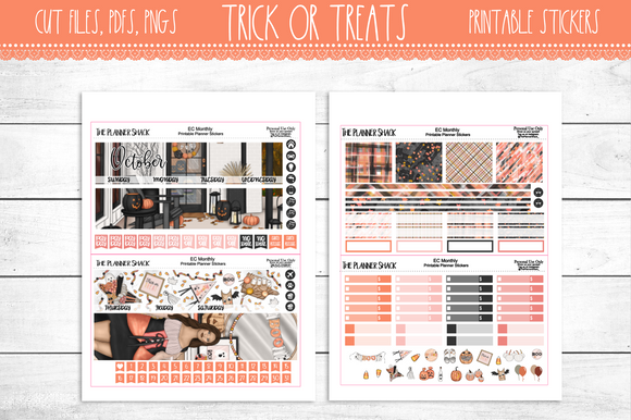 October Trick Or Treats Monthly