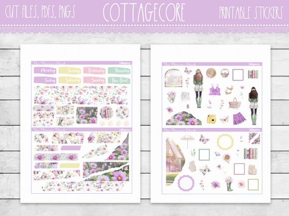 Cottagecore Journaling Weekly