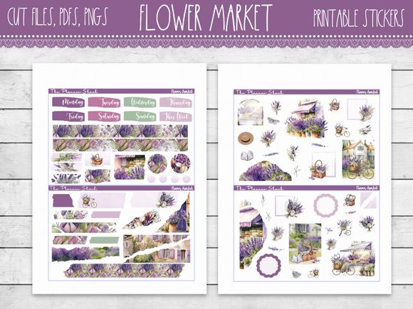 Flower Market Journaling Weekly