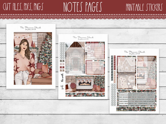 Holiday Spice Notes Pages Dashboard