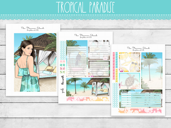 Tropical Retreat Notes Pages