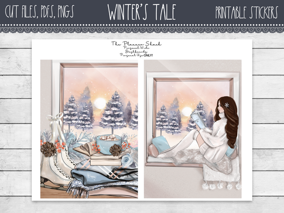 Winter's Tale Planner Covers